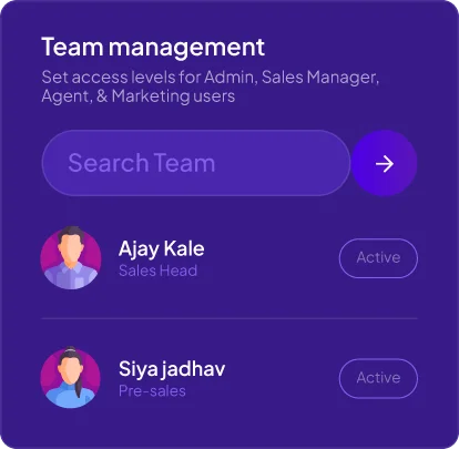 Abstract ONE team management
